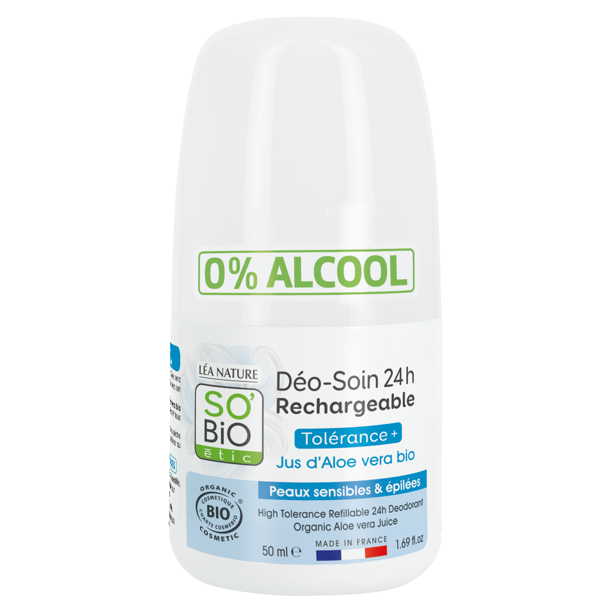 SO’BiO étic Deodorant 24h Tolerance+ s Aloe vera BIO roll-on 50 ml