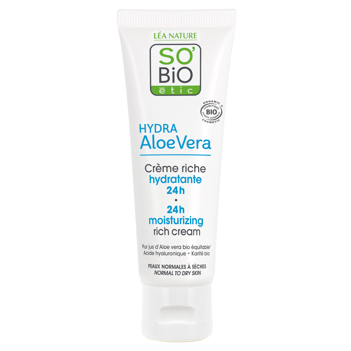 SO’BiO étic Hydratující denní krém s Aloe vera BIO 50 ml