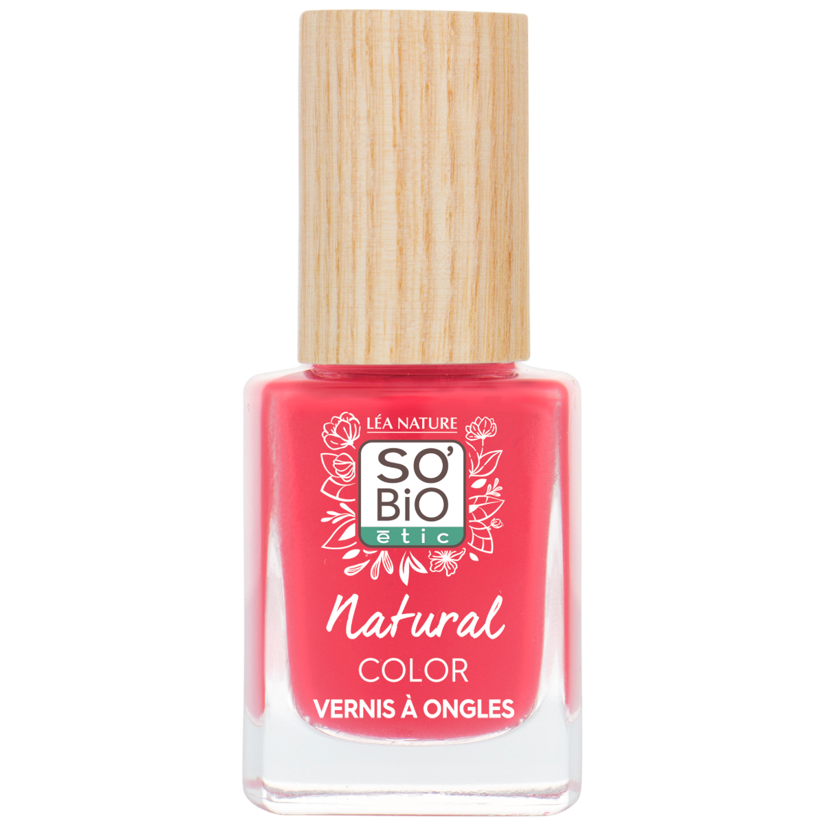 SO’BiO étic Lak na nehty 35 vibrující korálová 11 ml