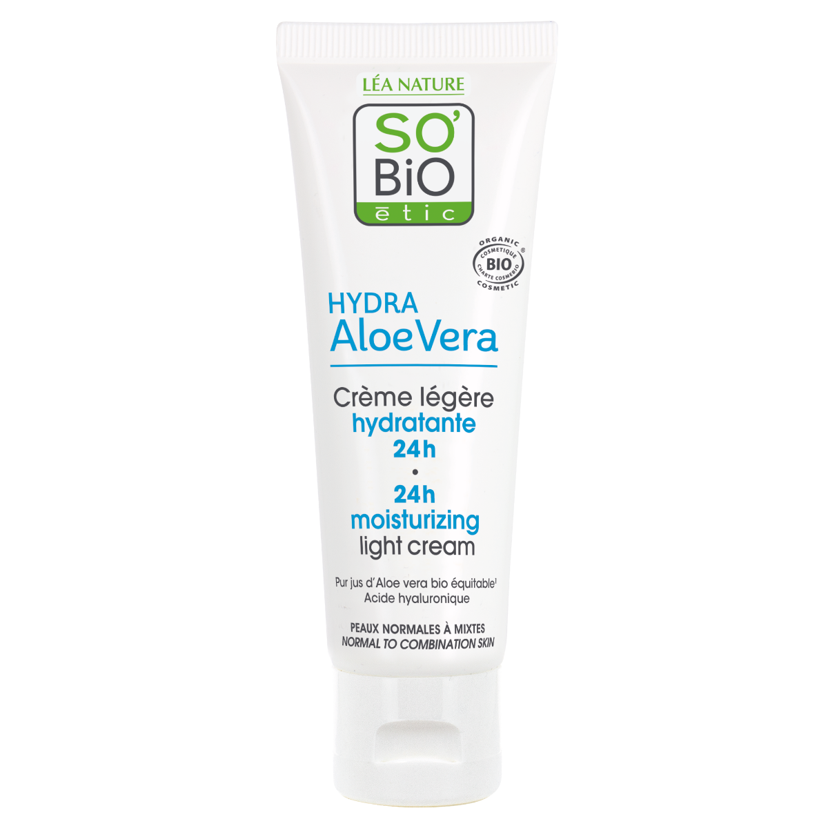 SO’BiO étic Lehce hydratující denní krém s Aloe Vera BIO 50 ml