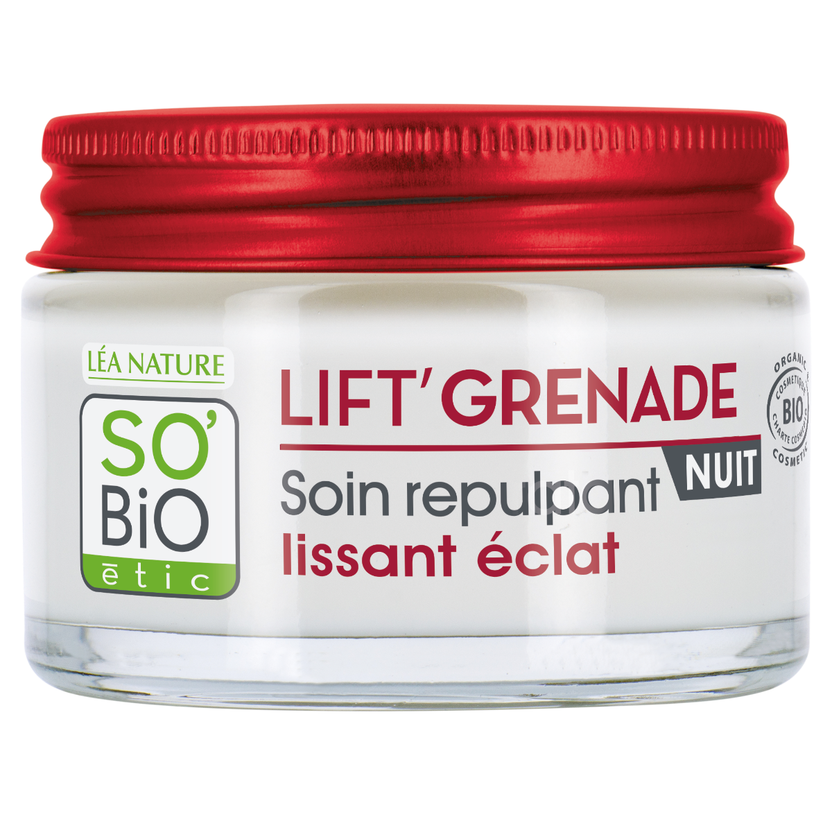 SO’BiO étic Lift'Grenade Rozjasňujcí noční krém proti vráskám BIO 50 ml