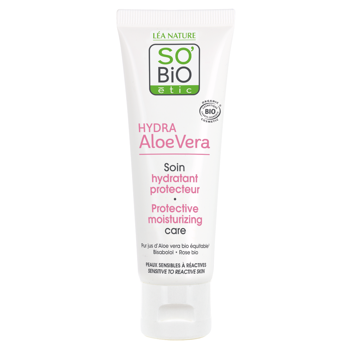 SO’BiO étic Ochranný krém pro citlivou pleť s Aloe vera 5v1 BIO 50 ml