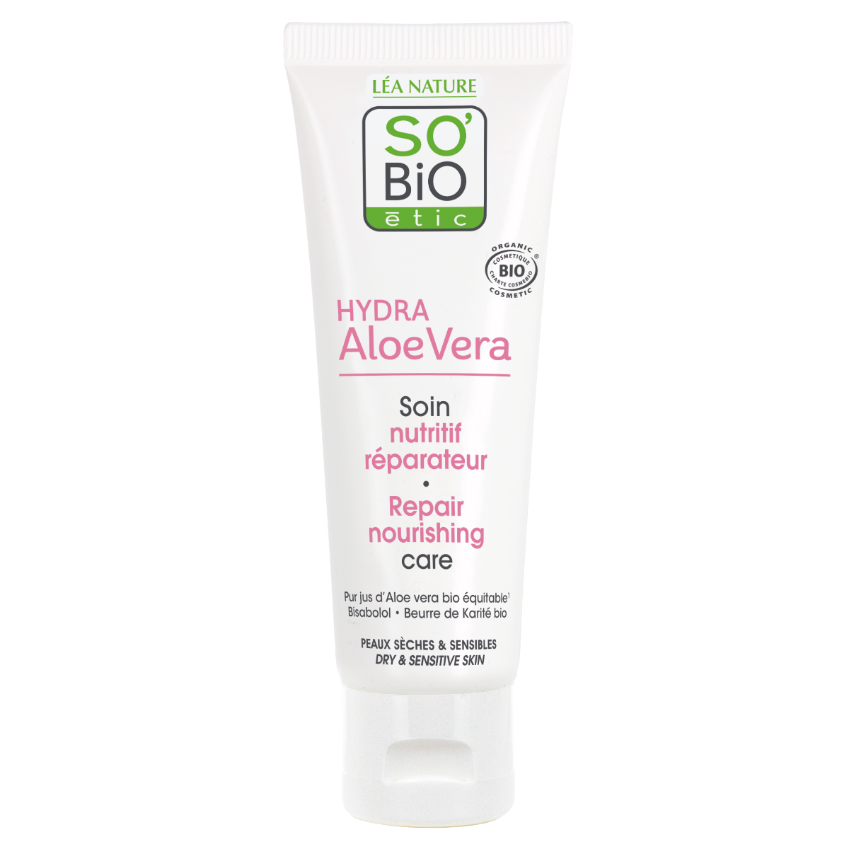 SO’BiO étic Reparační výživná péče s Aloe vera BIO 50 ml
