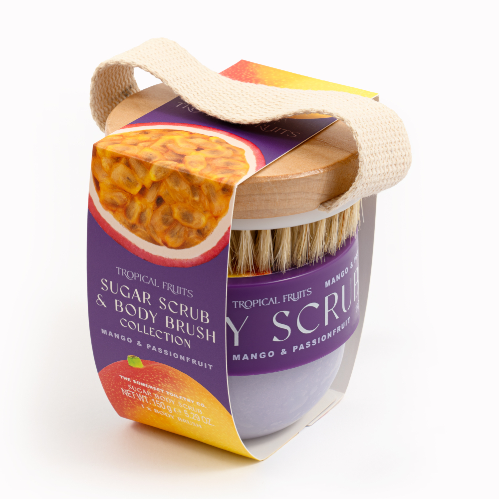 Somerset Toiletry Set s tělovým peelingem Mango a passionfruit 2 ks