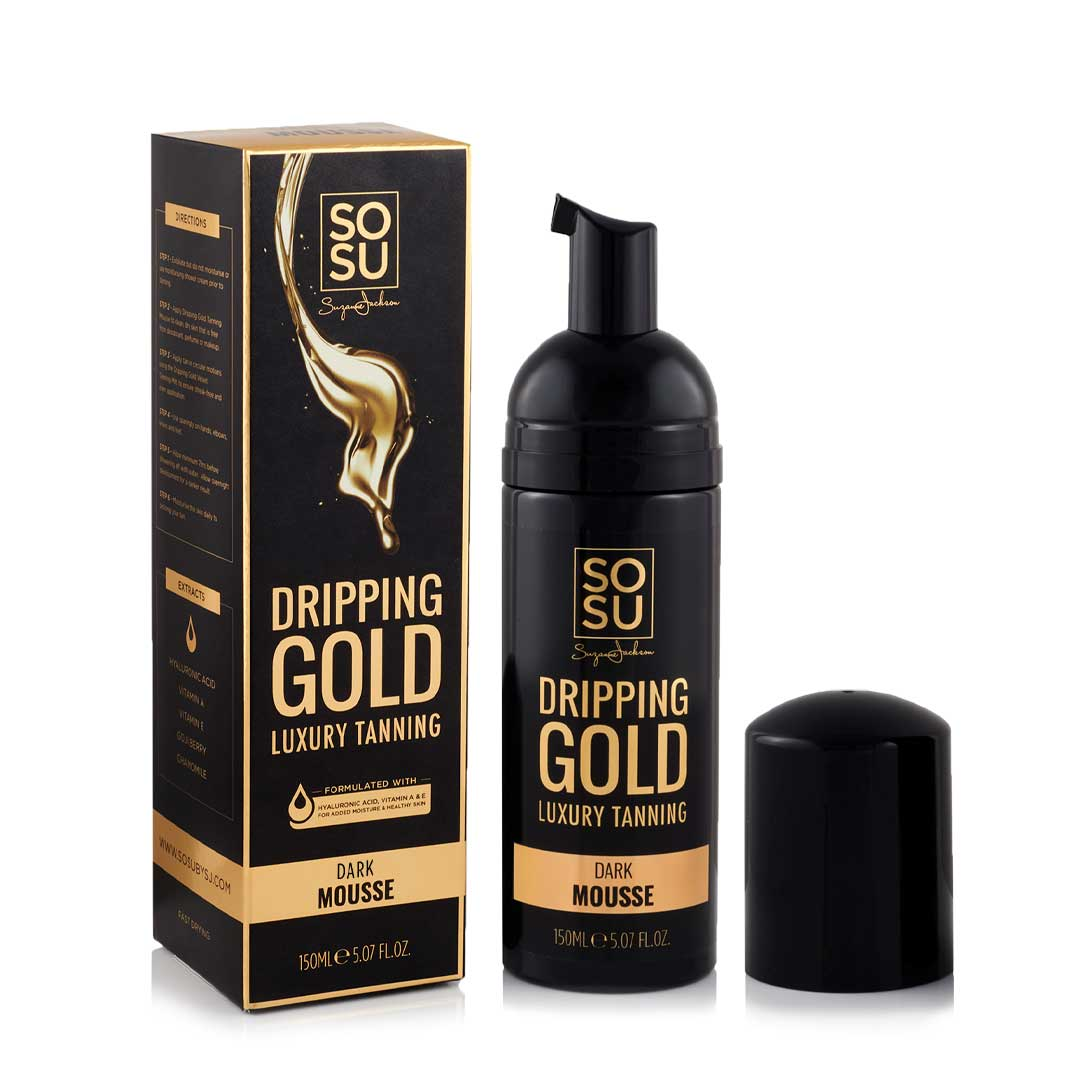 SOSU Dripping Gold Luxury Mousse Samoopalovací pěna dark 150 ml