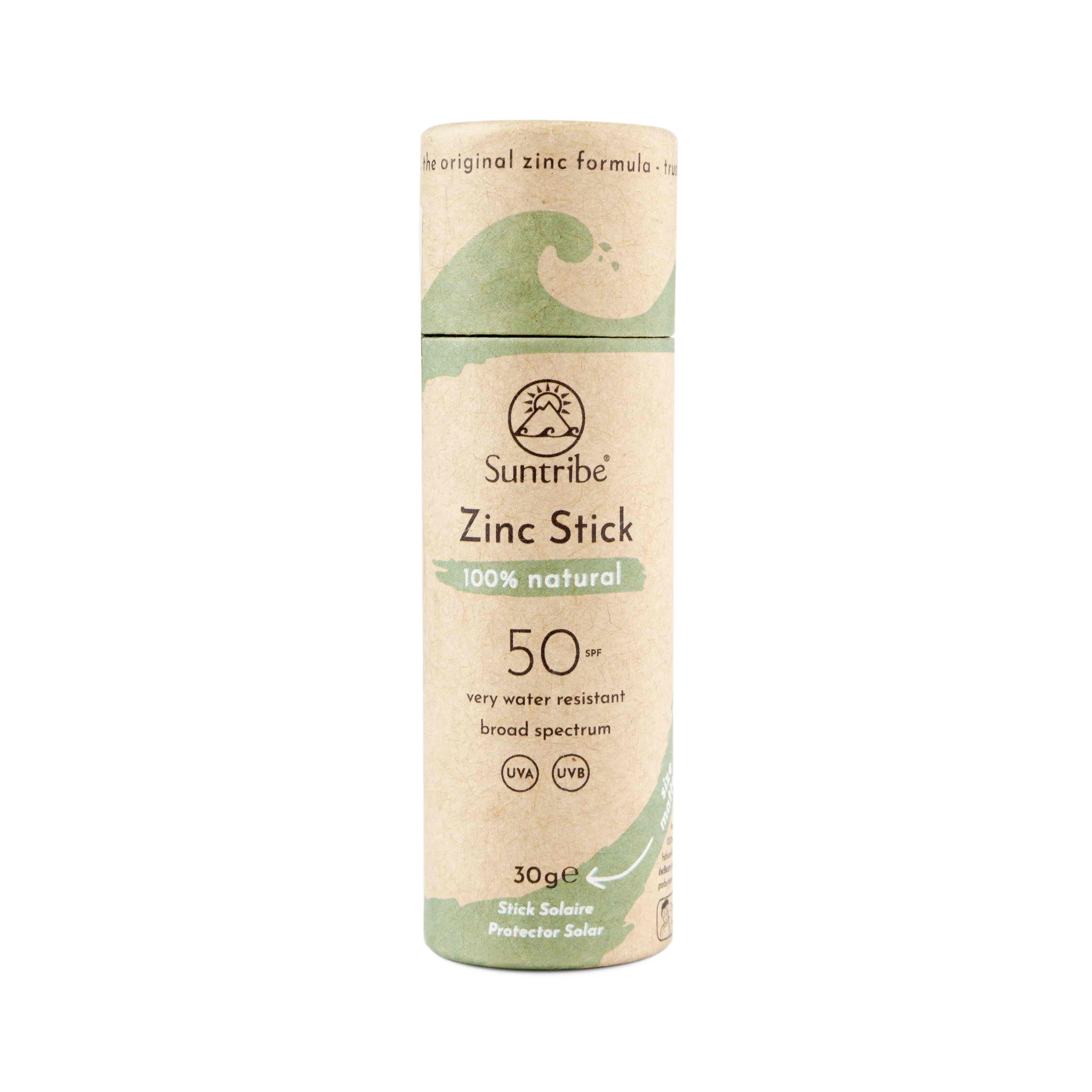 Suntribe Opalovací tyčinka se zinkem SPF 50 mint zelená 30 g