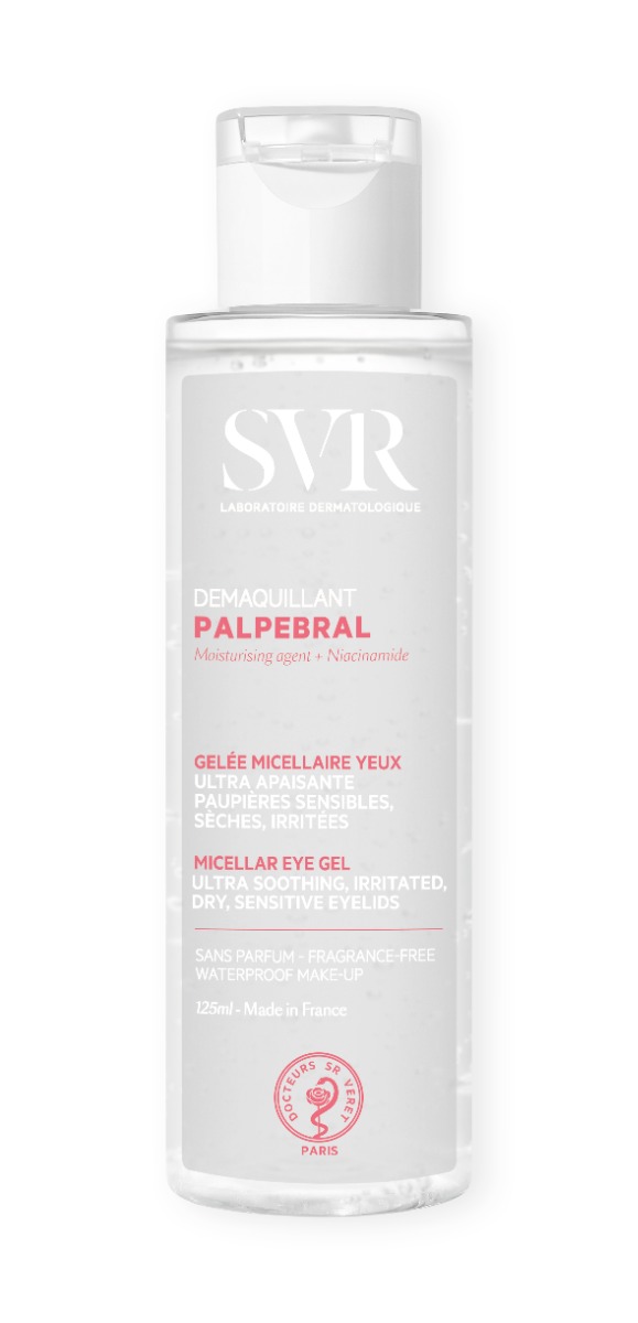 SVR Palpebral Demaquillant micelární gel na odlíčení očí 125 ml