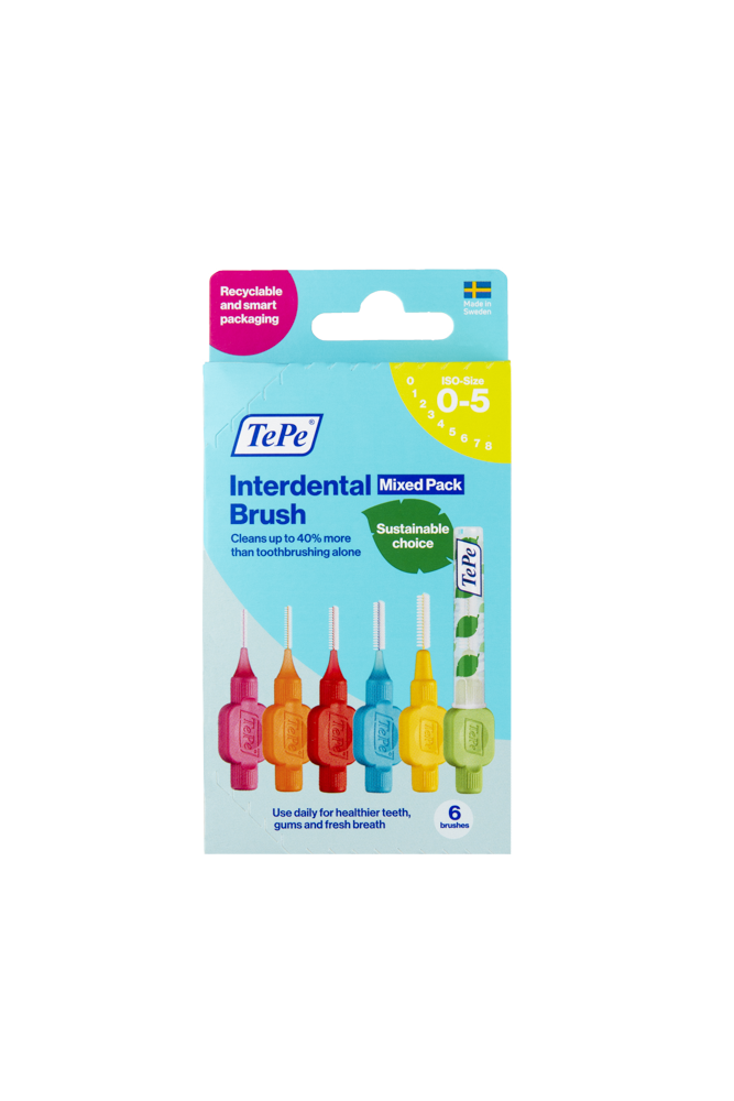 Tepe Mezizubní kartáčky startovací sada krabička 6 ks