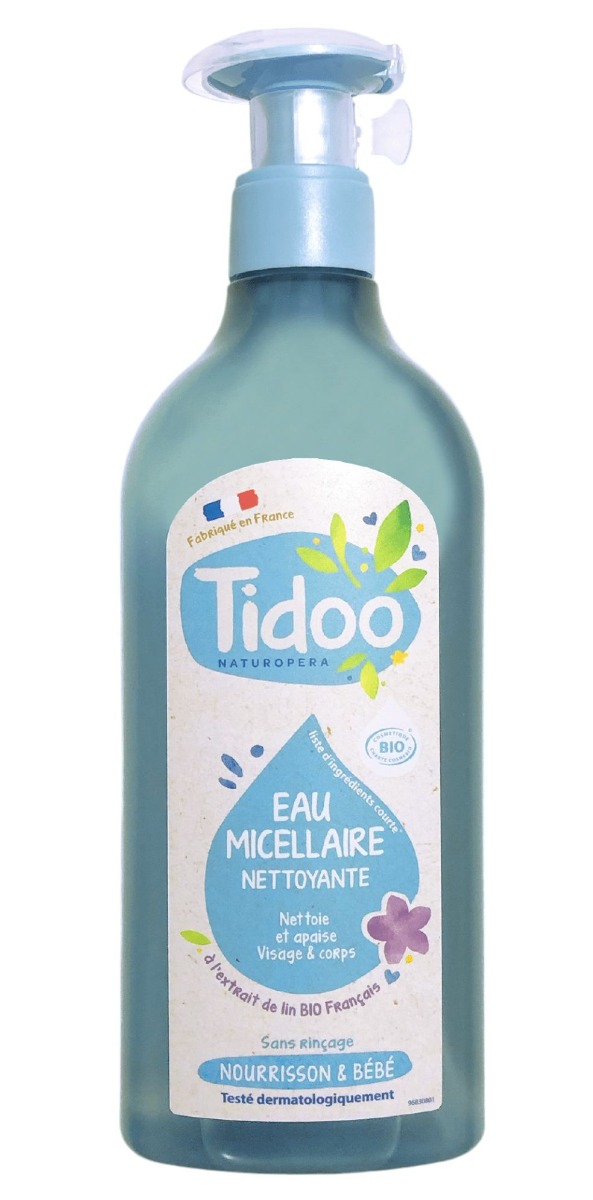 Tidoo Čisticí micelární voda s lněným extraktem a Aloe 500 ml