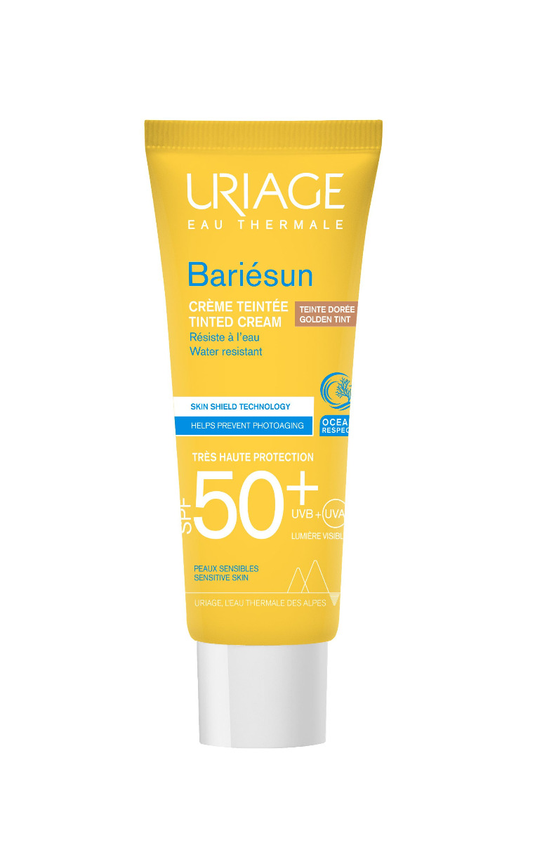 Uriage Bariésun Tónovaný opalovací krém SPF50+ zlatý odstín 50 ml