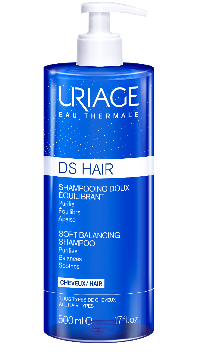Uriage DS Hair Balancing Shampoo jemný zklidňující šampon 500 ml
