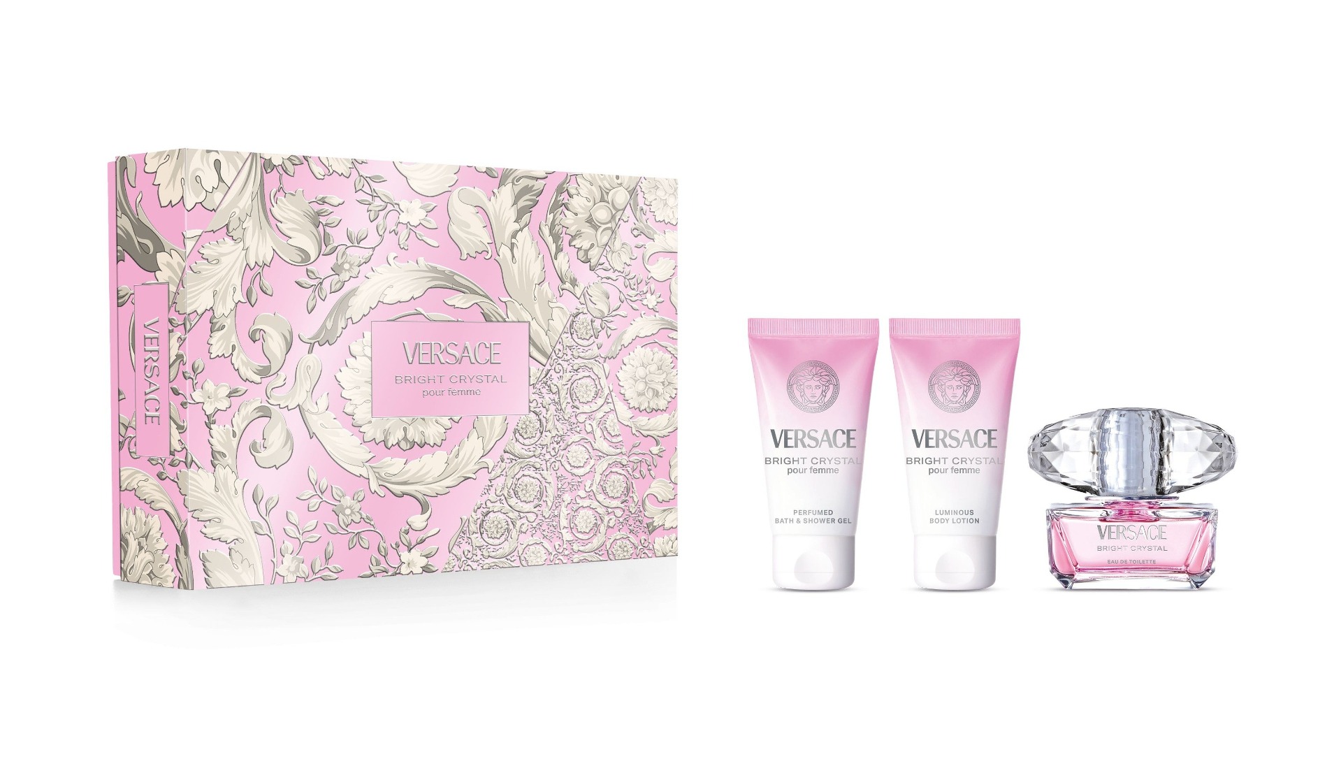 Versace Bright Crystal dárkový set pro ženy 3x50 ml