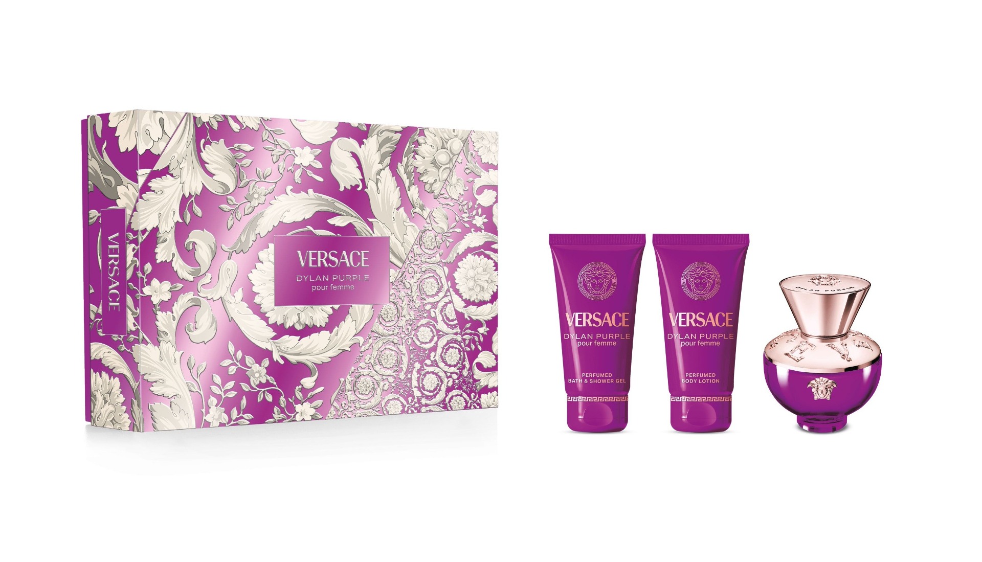 Versace Dylan Purple dárkový set pro ženy 3x50 ml