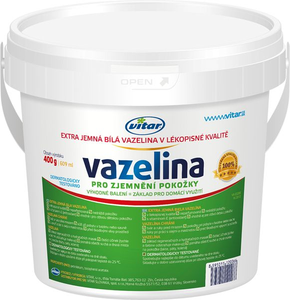 Vitar Vazelína extra jemná bílá 400 g