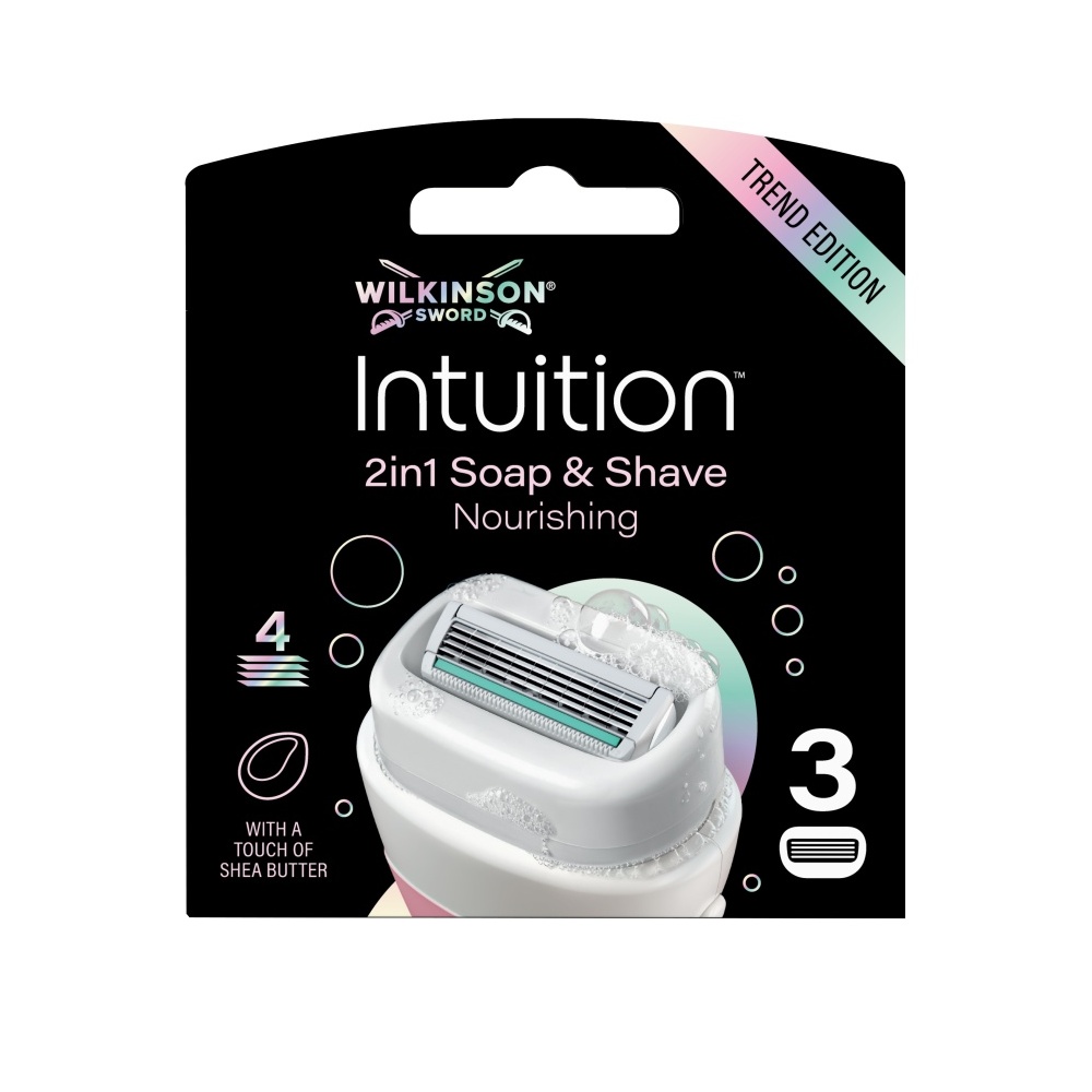 Wilkinson Intuition 2in1 Soap&Shave Nourishing náhradní hlavice 3 ks