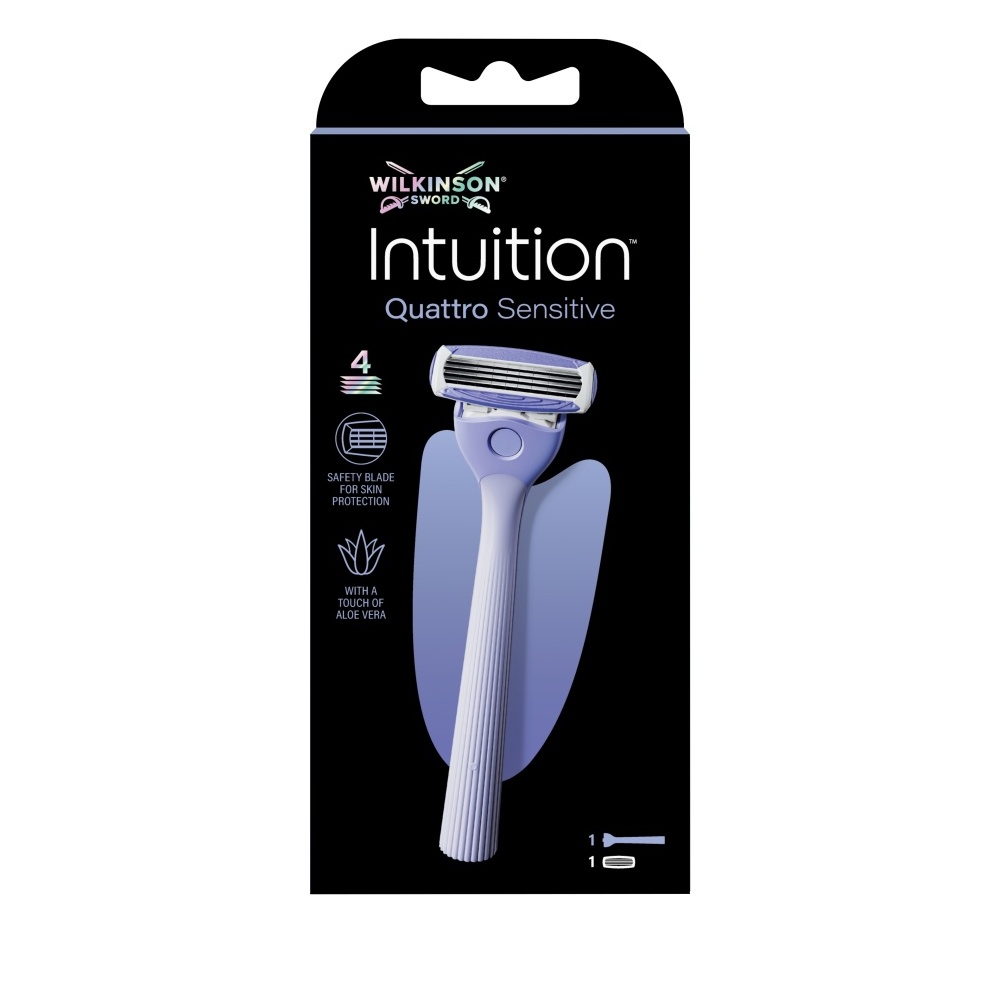 Wilkinson Intuition Quattro Sensitive dámský holicí strojek + hlavice
