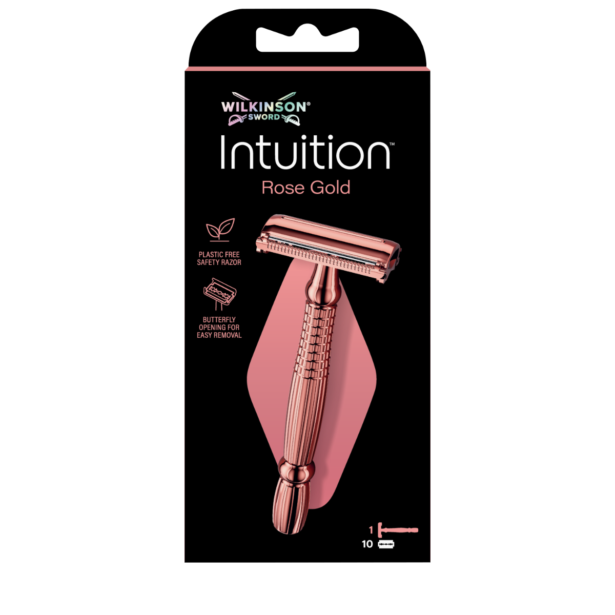 Wilkinson Intuition Rose Gold holicí strojek + čepele 10 ks