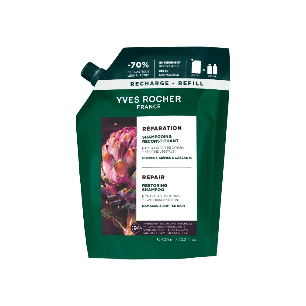 Yves Rocher Haircare Botanical Solutions Regenerační šampon 600 ml