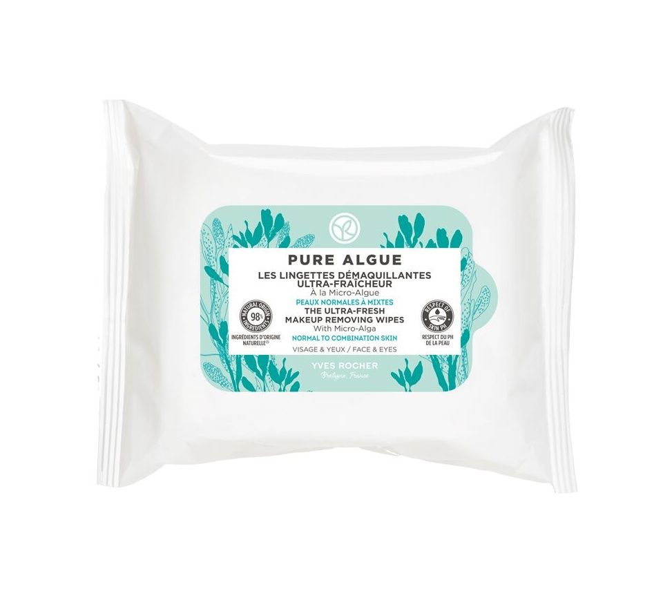 Yves Rocher Pure Algue Odličovací ubrousky 20 ks