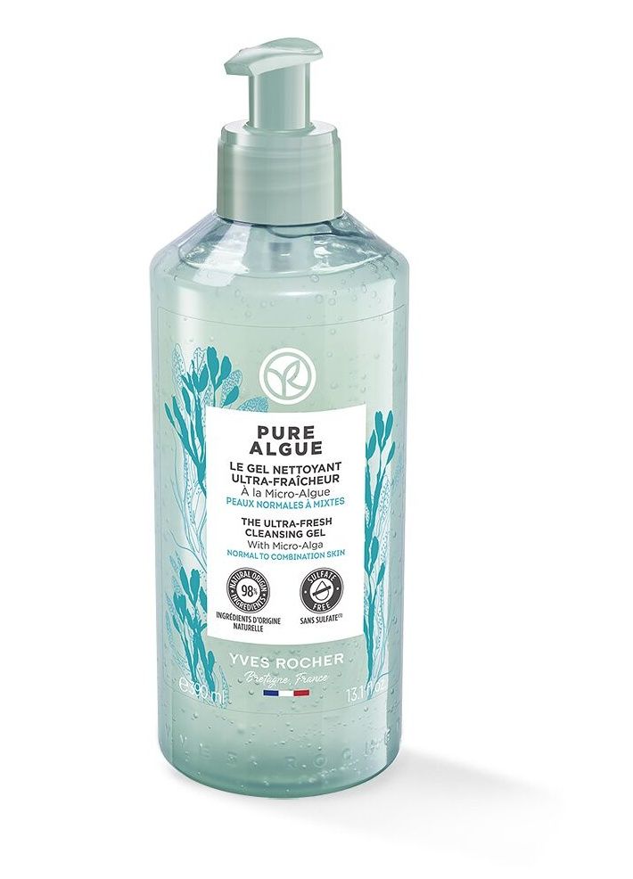 Yves Rocher Pure Algue Svěží čisticí gel 390 ml