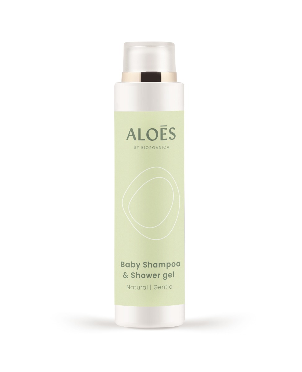 Aloés by Biorganica Baby Shampoo & Shower gel 200 ml
