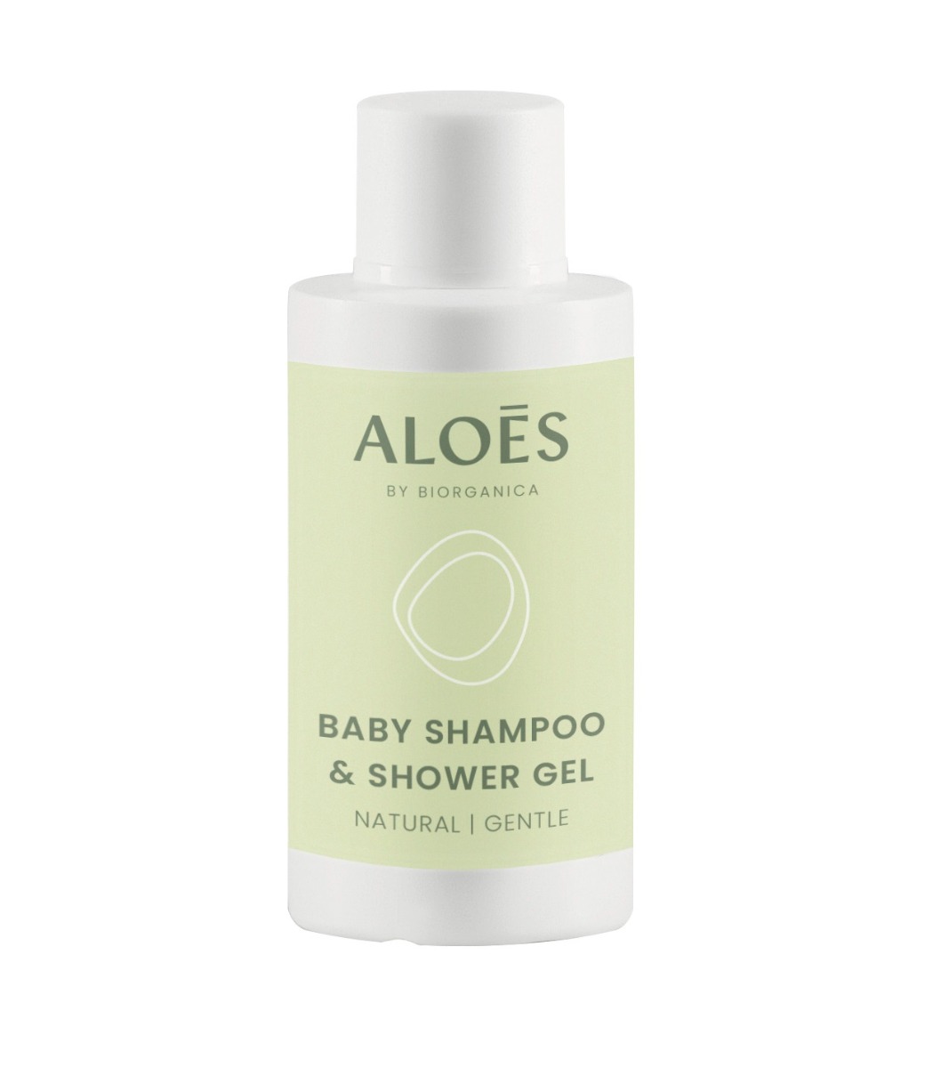 Aloés by Biorganica Baby Shampoo & Shower gel 50 ml