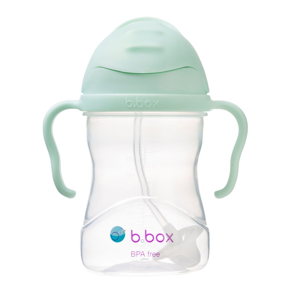 B.BOX Hrneček s brčkem - GELATO pistáciový 240 ml