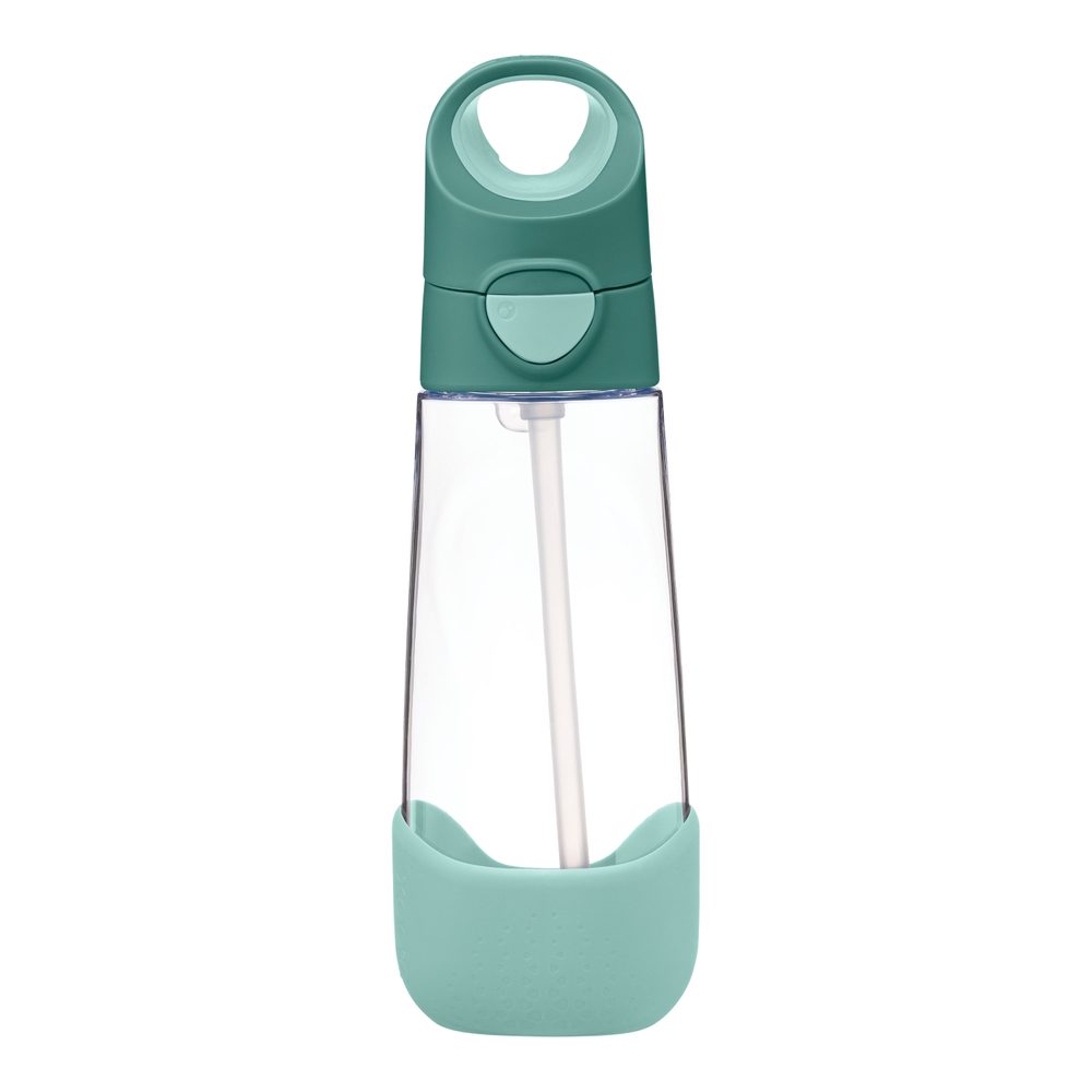 B.BOX Lahev na pití s brčkem 600 ml - emerald forest