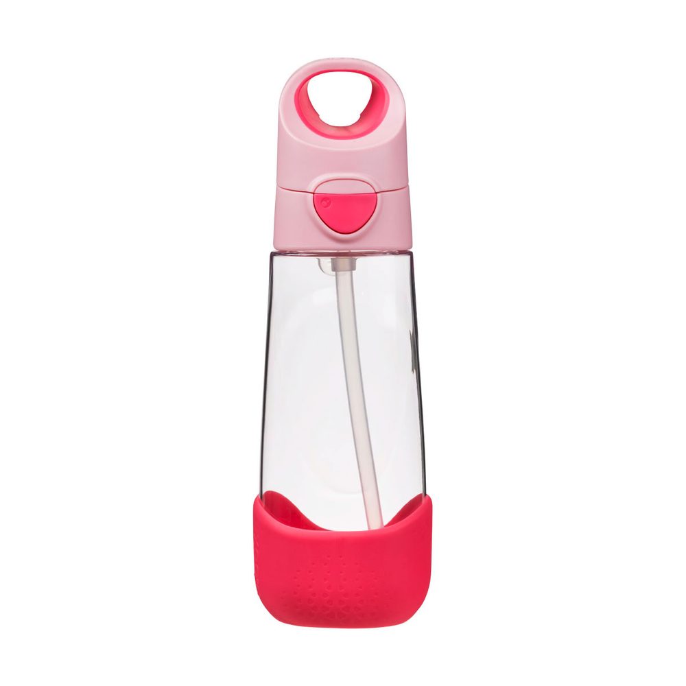 B.BOX Lahev na pití s brčkem 600 ml - flamingo fizz