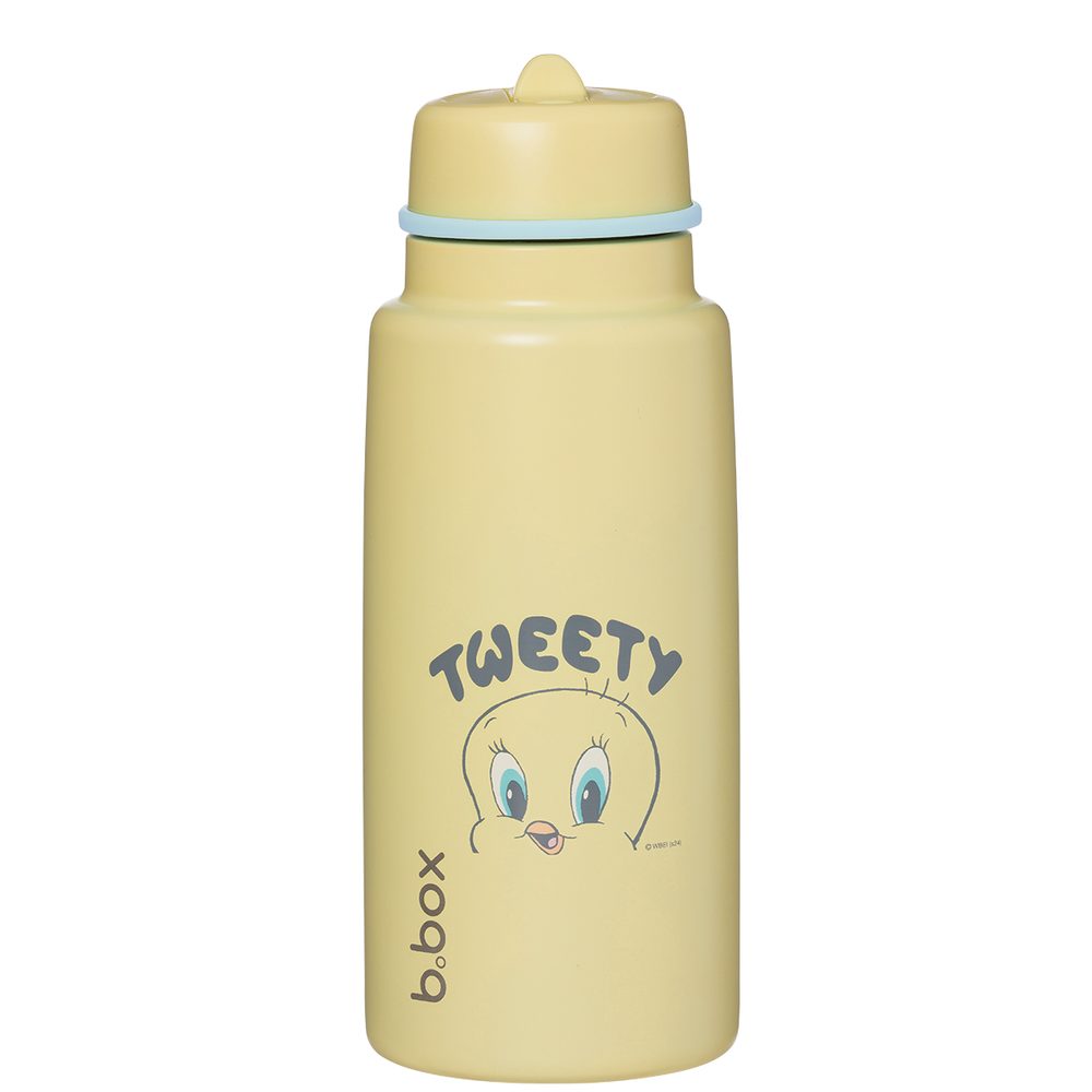 B.BOX Nerezová termolahev s brčkem 1l - Looney Tunes