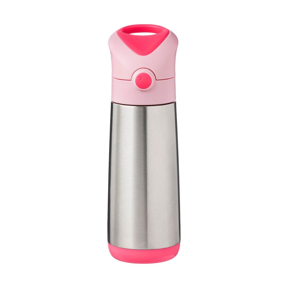B.BOX Termoska na pití s brčkem 500 ml  - flamingo fizz