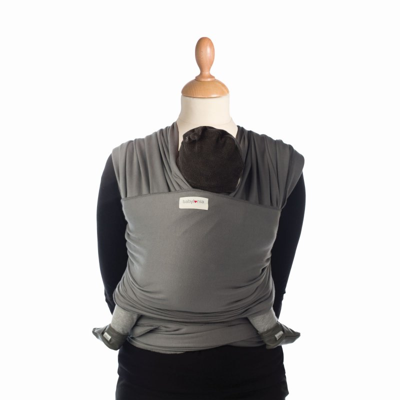 Babylonia nosítko TRICOT-SLEN ORGANIC Moon Mist Grey