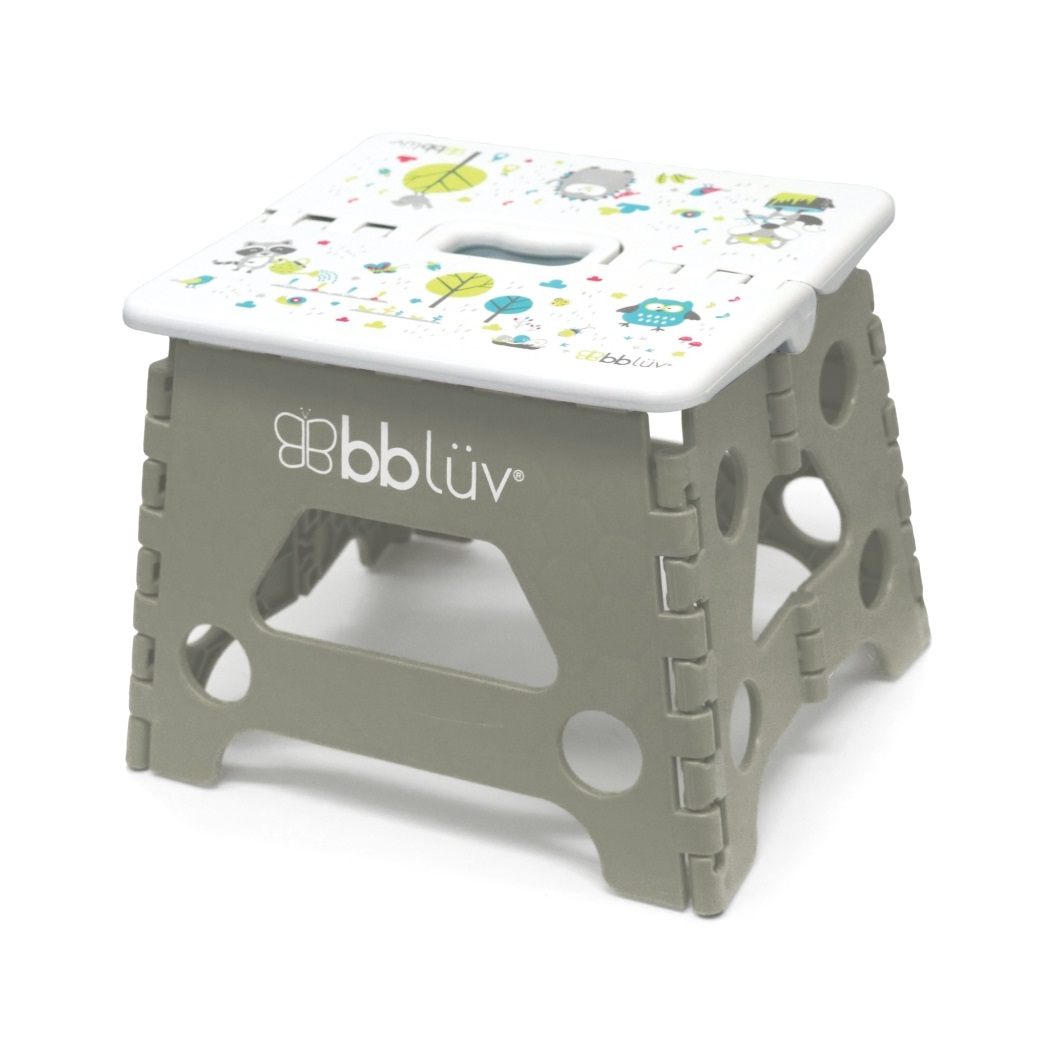 Bblüv Skládací stupínek Stëp 1 ks Grey