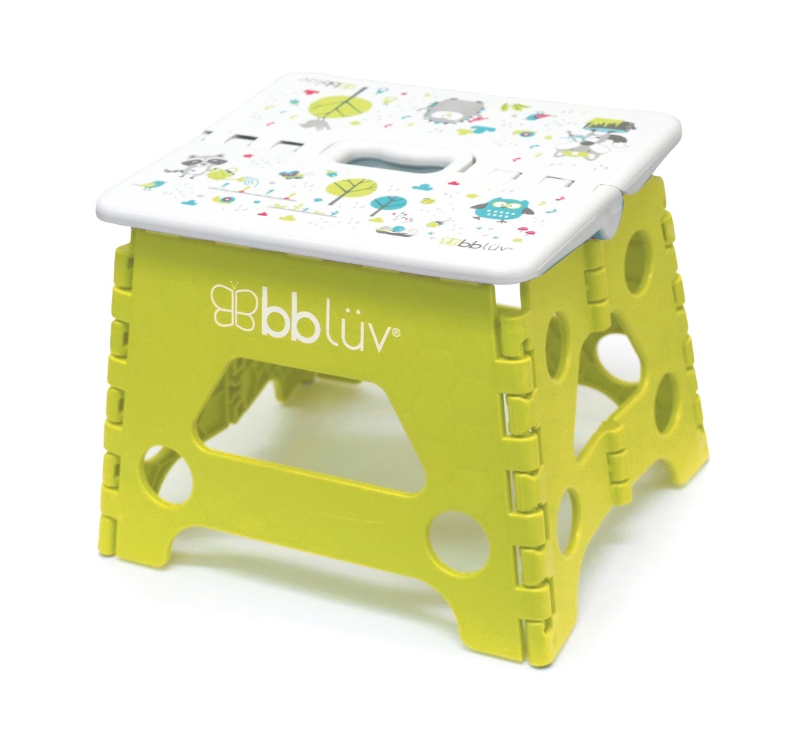 Bblüv Skládací stupínek Stëp 1 ks Lime