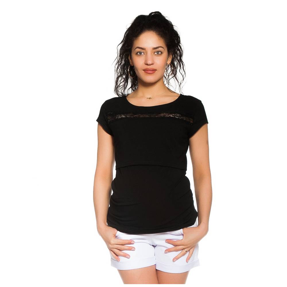 bemaamaa Těhotenské kraťasy Jeans - bílé, vel. L