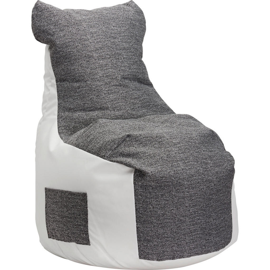 Carryhome SEDACÍ VAK, šedá, bílá