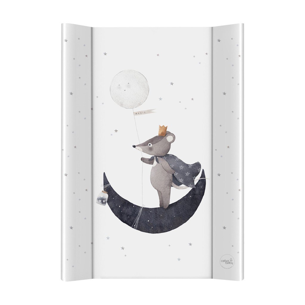 Ceba BABY Podložka přebalovací 2-hranná měkká (50x70) Basic Moon Prince