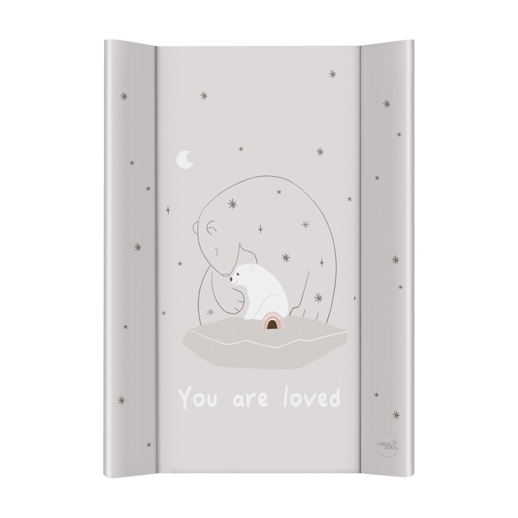 Ceba BABY Podložka přebalovací 2-hranná s pevnou deskou (50x70) Basic Polar Bears