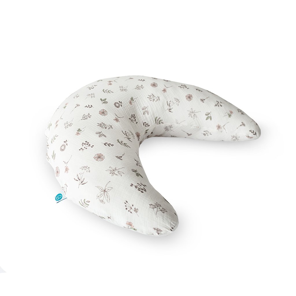 Ceba BABY Polštář kojicí HUGGY (150x60x37) Basic Mušelín Small Twigs
