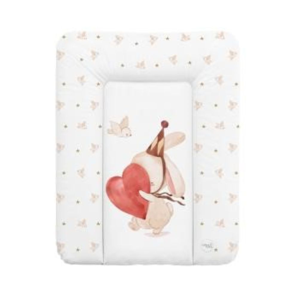 Ceba Měkká přebalovací podložka 50×70 cm Basic – na komodu pro miminko - Bunny Love