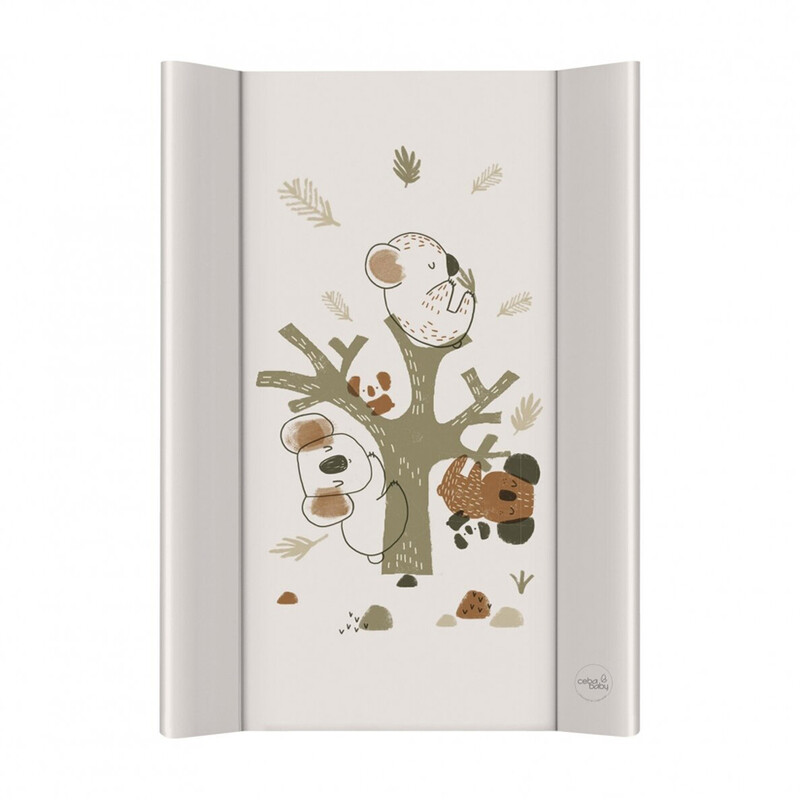 Ceba Podložka přebalovací 2-hranná s pevnou deskou (50x70) Basic Koala