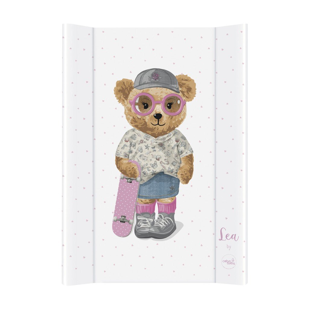 Ceba Podložka přebalovací 2-hranná s pevnou deskou (50x70) Comfort Fluffy Puffy Lea