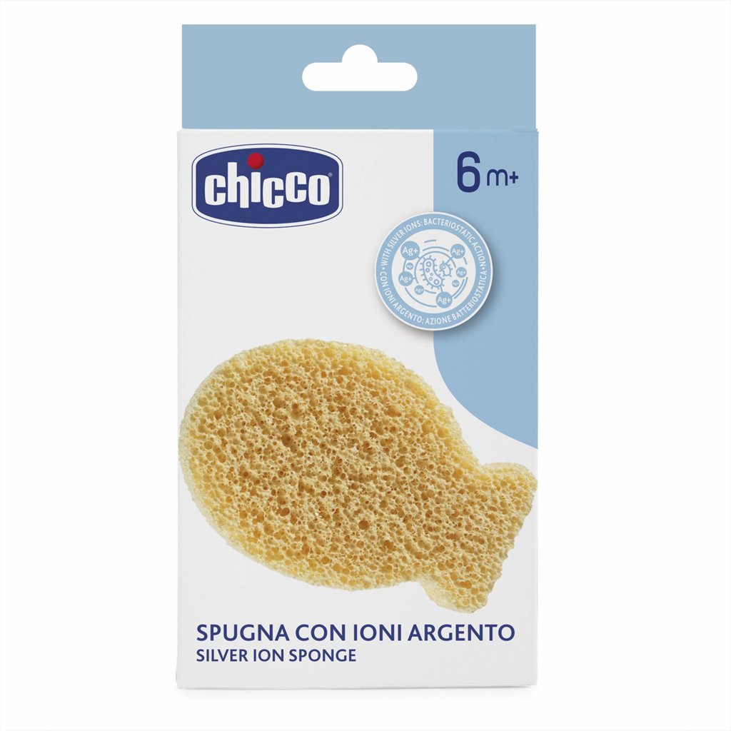 Chicco Houbička na umývání s ionty ze stříbra 6m+