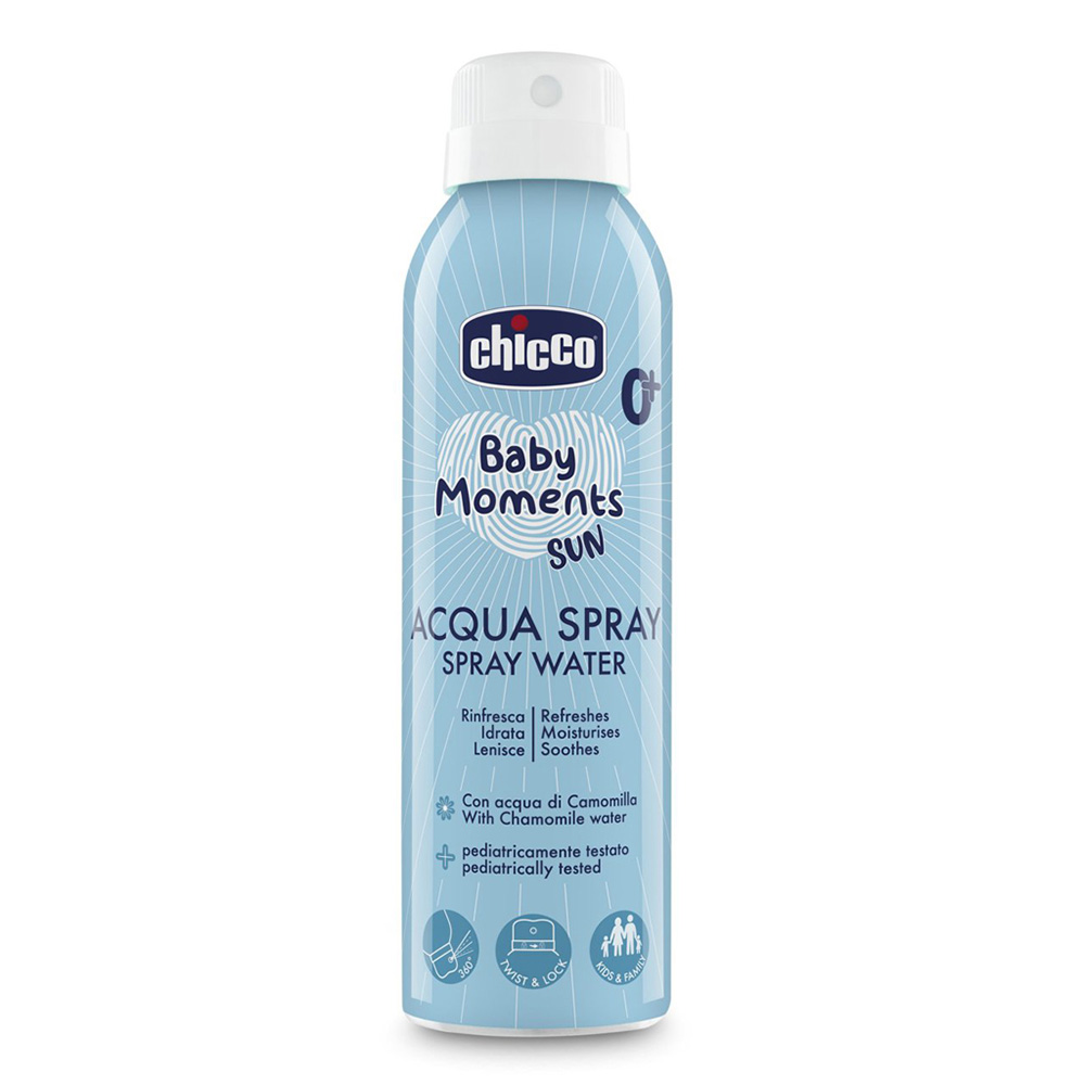 Chicco Osvěžující voda ve spreji Baby Moments Sun 0m+ 150 ml