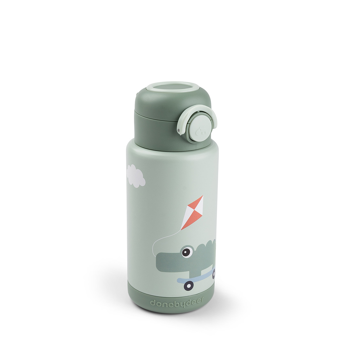 Done by Deer termo láhev Playground, zelená, 340 ml
