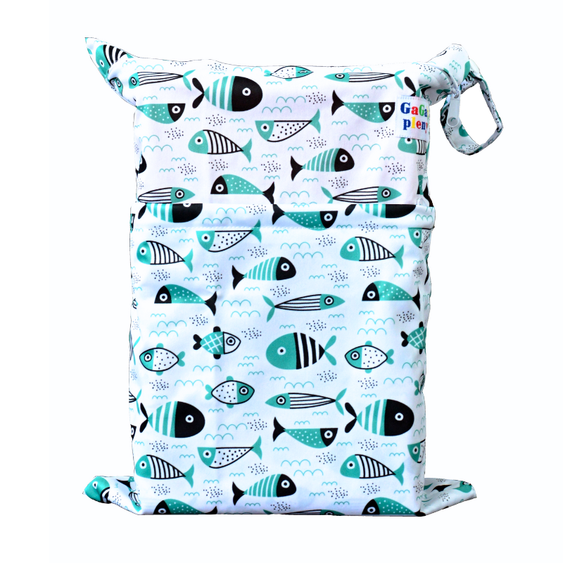 GaGa's pleny Nepromokavý pytel Fish