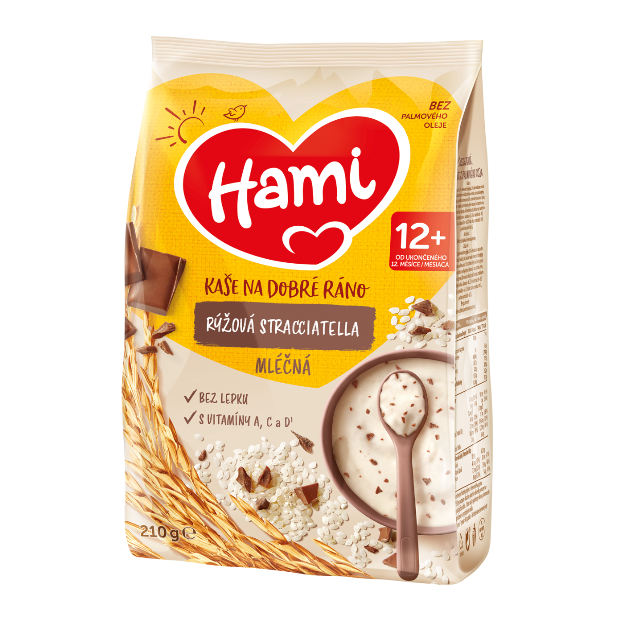 Hami Mléčná kaše na dobré ráno rýžová stracciatella 210 g