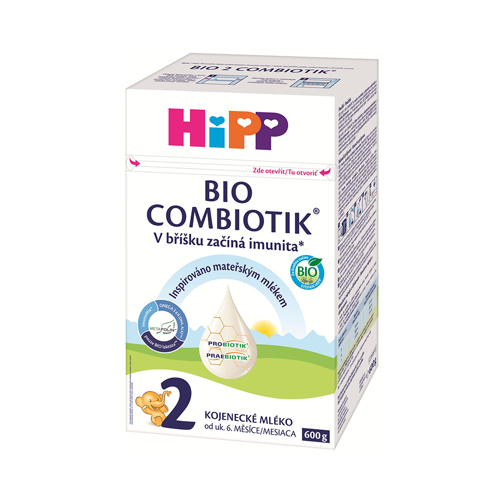 Hipp 2 BIO Combiotik Pokračovací kojenecká výživa 600 g