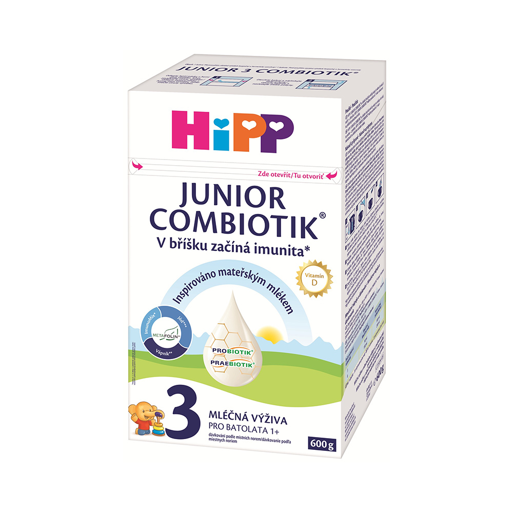Hipp 3 Junior Combiotik Batolecí mléko 600 g