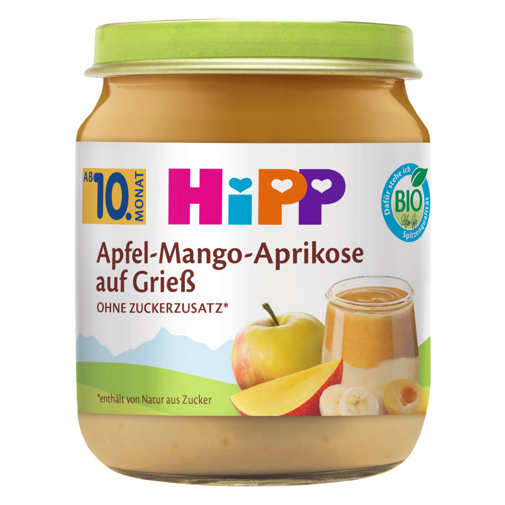 Hipp BIO Krupička s ovocem 200 g